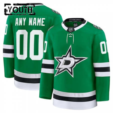 Dresovi Dallas Stars 2024-25 Fanatics Premium Custom Domaći Zelena - Dječji